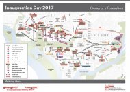 walking map of the District for Inauguration Day on Jan. 20.